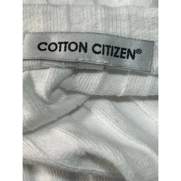 Cotton Citizen White Cropped Long Sleeve Robed Shirt Size XS NEW - Picture 4 of 4